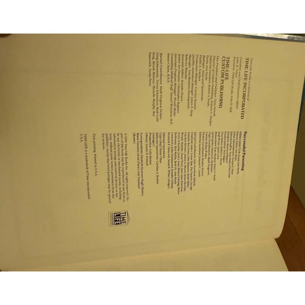 Your Baby's First Year Time Life Family Ways‎ 1995 Hardcover Countdown Delivery